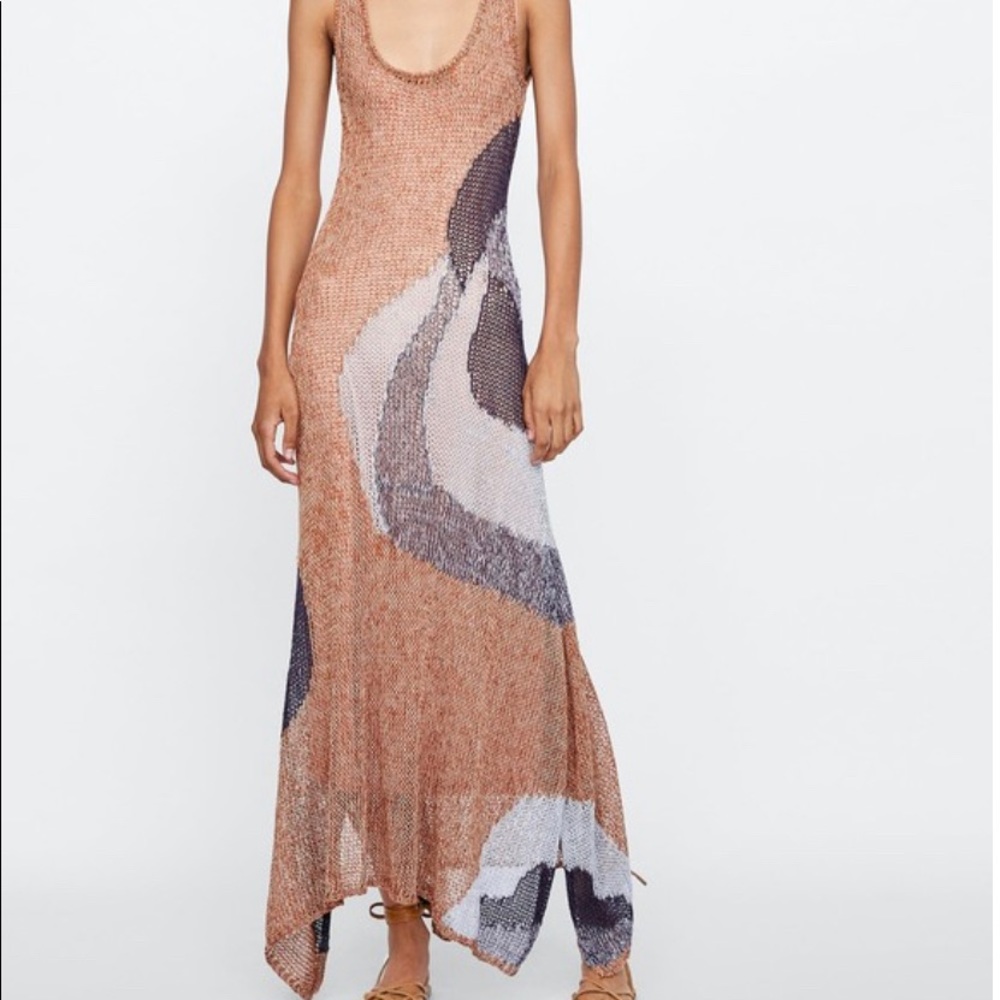 Zara The Knitwear Maxi dress